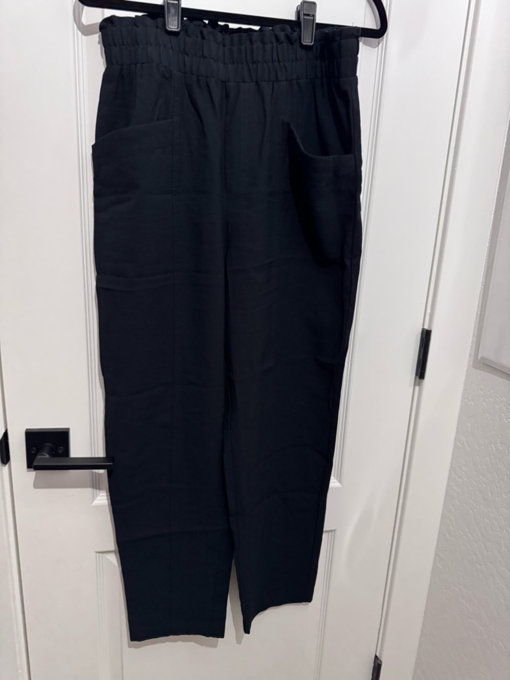 a new day Black Elastic-Waist Casual Jogger Pants